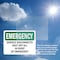 Signmission Service Disconnects Shut Off All In Event, 7 in W x Rectangle, Vinyl Decal OS-2PACK-EM-D-57-L-10419 - alternate 5